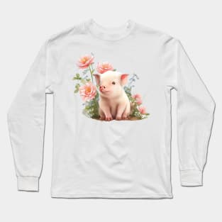 Cute pig Long Sleeve T-Shirt